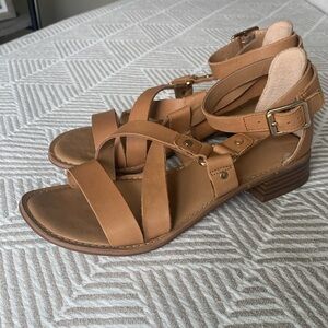 Franco Sarto Tan Sandals size 7